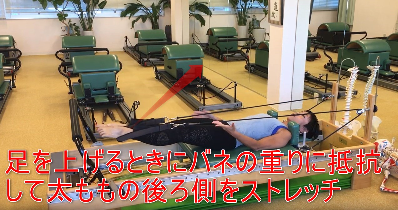 59-07_足を上げるときにバネの重りに抵抗して太ももの後ろ側をストレッチ
